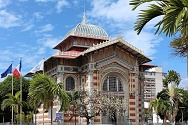 Martinik, knihovna ve Fort de France