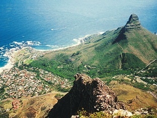 pohled na Kapské město