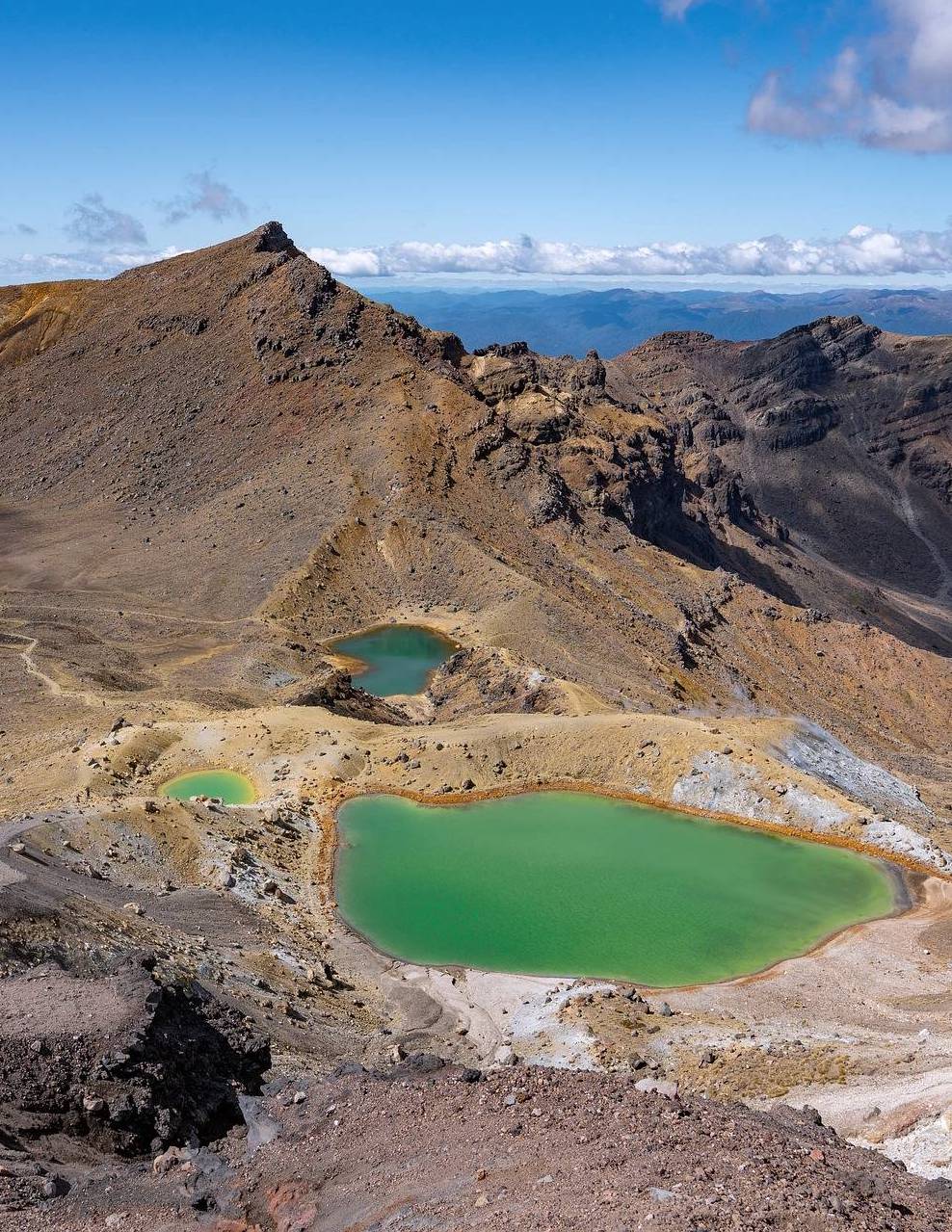 z túry Tongariro Crossing